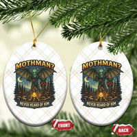 Funny Mothman Cryptid Believer Ceramic Ornament Never Heard Of Him