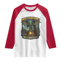 Funny Mothman Cryptid Believer Raglan Shirt Never Heard Of Him