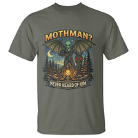 Funny Mothman Cryptid Believer T Shirt Never Heard Of Him