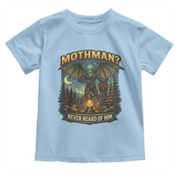 Funny Mothman Cryptid Believer Toddler T Shirt Never Heard Of Him