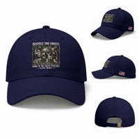 Respect The Forest My Best Friends Live Here Baseball Cap Cryptid Forest Lover