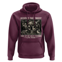 Respect The Forest My Best Friends Live Here Hoodie Cryptid Forest Lover