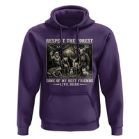 Respect The Forest My Best Friends Live Here Hoodie Cryptid Forest Lover
