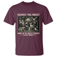 Respect The Forest My Best Friends Live Here T Shirt Cryptid Forest Lover