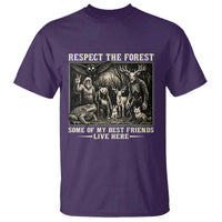 Respect The Forest My Best Friends Live Here T Shirt Cryptid Forest Lover