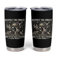 Respect The Forest My Best Friends Live Here Tumbler Cup Cryptid Forest Lover