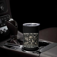 Respect The Forest My Best Friends Live Here Tumbler Cup Cryptid Forest Lover