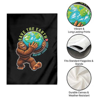 Earth Day Garden Flag Save The Earth Bigfoot Lives Here