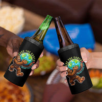 Earth Day 4 in 1 Can Cooler Tumbler Save The Earth Bigfoot Lives Here