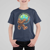 Earth Day T Shirt For Kid Save The Earth Bigfoot Lives Here