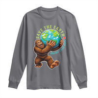 Earth Day Long Sleeve Shirt Save The Earth Bigfoot Lives Here