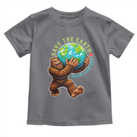 Earth Day Toddler T Shirt Save The Earth Bigfoot Lives Here