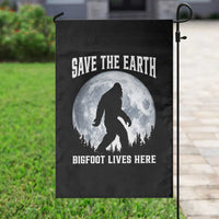 Save The Earth Bigfoot Lives Here Garden Flag Earth Day Nature Lover