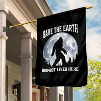 Save The Earth Bigfoot Lives Here Garden Flag Earth Day Nature Lover