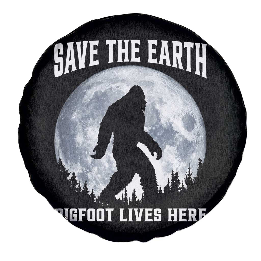 Save The Earth Bigfoot Lives Here Spare Tire Cover Earth Day Nature Lover