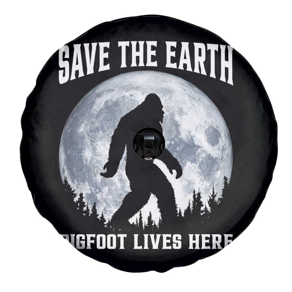 Save The Earth Bigfoot Lives Here Spare Tire Cover Earth Day Nature Lover