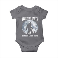 Save The Earth Bigfoot Lives Here Baby Onesie Earth Day Nature Lover