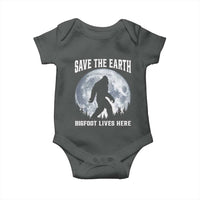 Save The Earth Bigfoot Lives Here Baby Onesie Earth Day Nature Lover