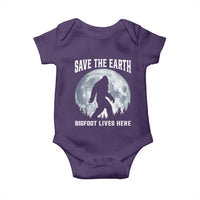 Save The Earth Bigfoot Lives Here Baby Onesie Earth Day Nature Lover