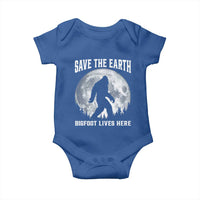 Save The Earth Bigfoot Lives Here Baby Onesie Earth Day Nature Lover