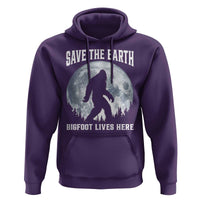 Save The Earth Bigfoot Lives Here Hoodie Earth Day Nature Lover