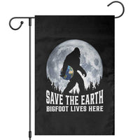 Save Our Planet Nature Lover Garden Flag Bigfoot Lives Here