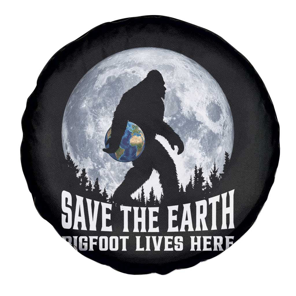 Save Our Planet Nature Lover Spare Tire Cover Bigfoot Lives Here