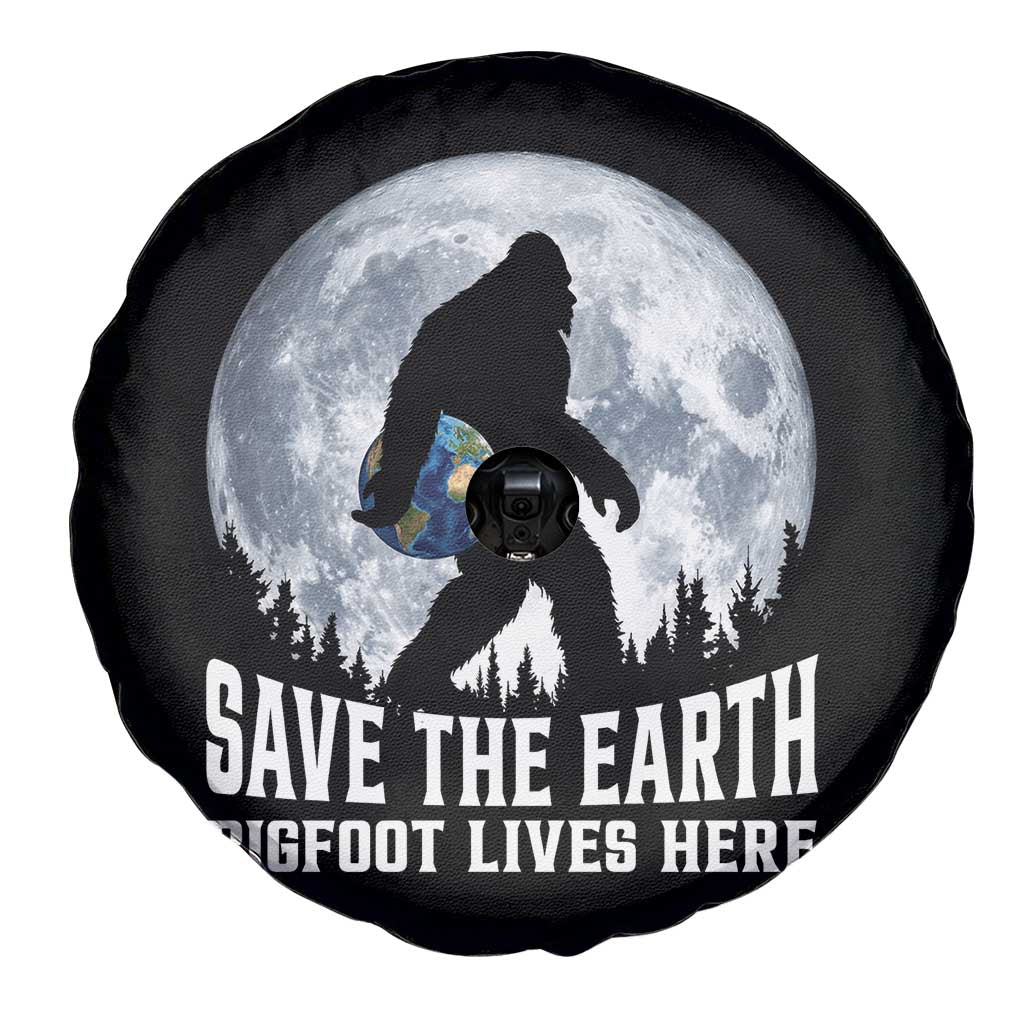 Save Our Planet Nature Lover Spare Tire Cover Bigfoot Lives Here