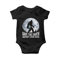 Save Our Planet Nature Lover Baby Onesie Bigfoot Lives Here