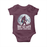 Save Our Planet Nature Lover Baby Onesie Bigfoot Lives Here