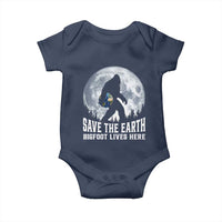 Save Our Planet Nature Lover Baby Onesie Bigfoot Lives Here