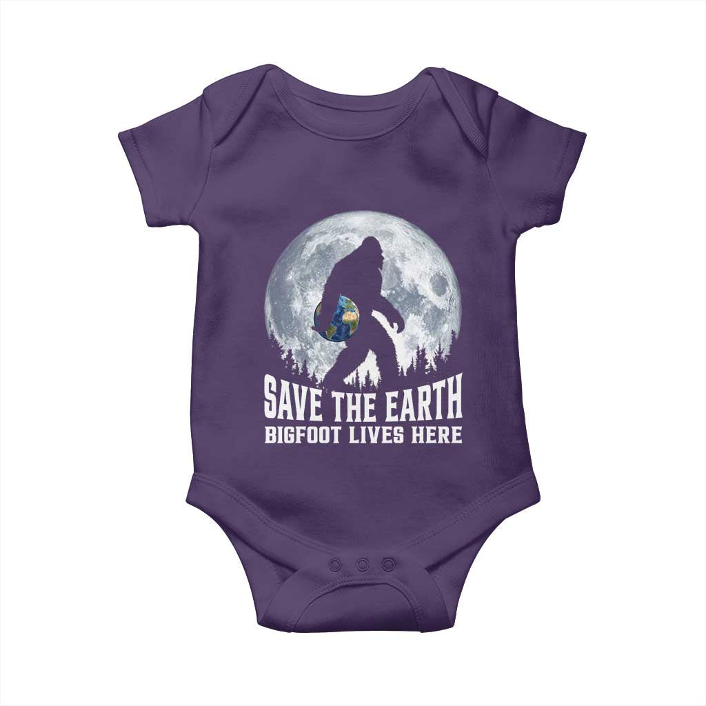Save Our Planet Nature Lover Baby Onesie Bigfoot Lives Here