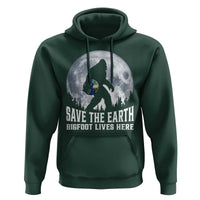 Save Our Planet Nature Lover Hoodie Bigfoot Lives Here