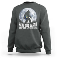 Save Our Planet Nature Lover Sweatshirt Bigfoot Lives Here