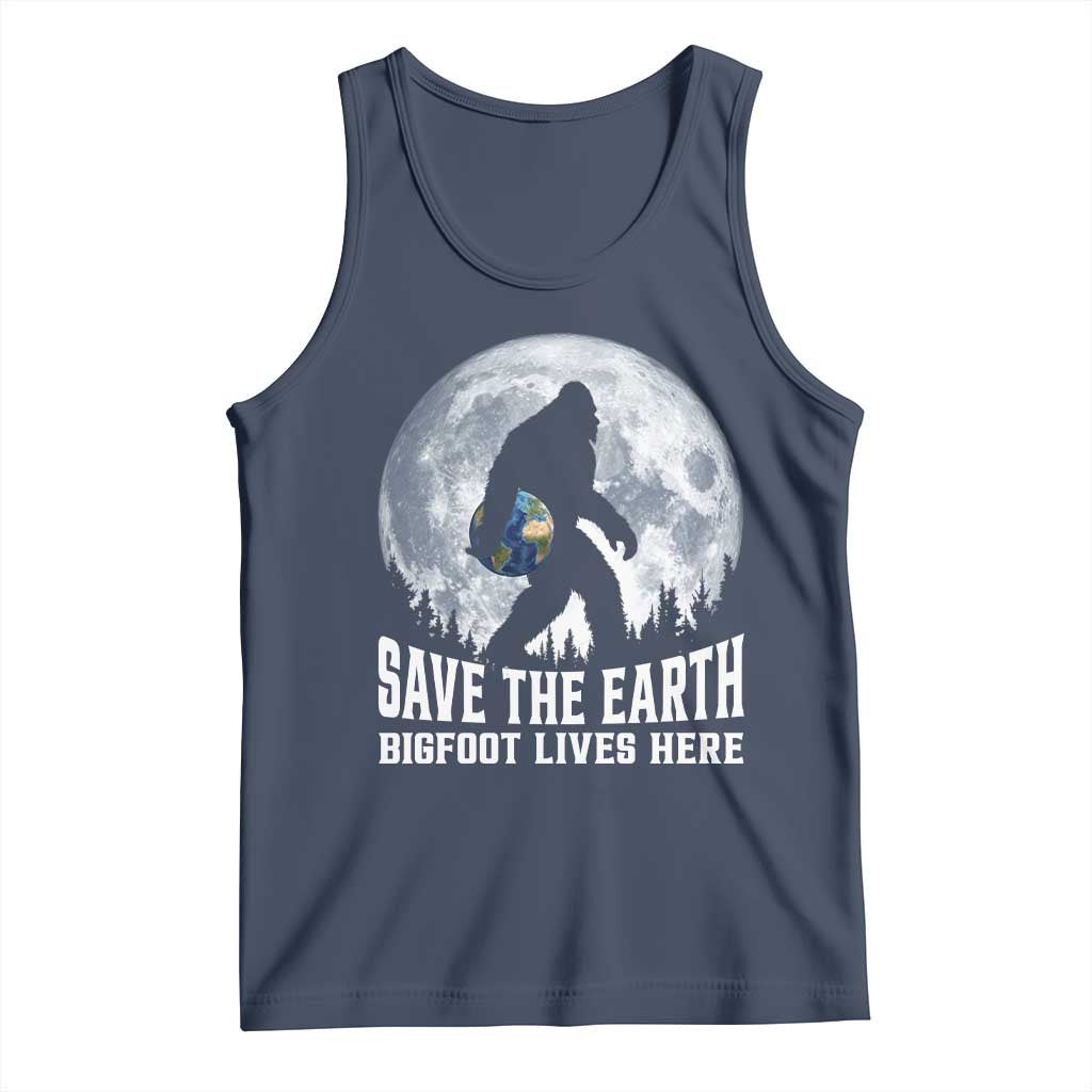 Save Our Planet Nature Lover Tank Top Bigfoot Lives Here