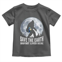 Save Our Planet Nature Lover Toddler T Shirt Bigfoot Lives Here