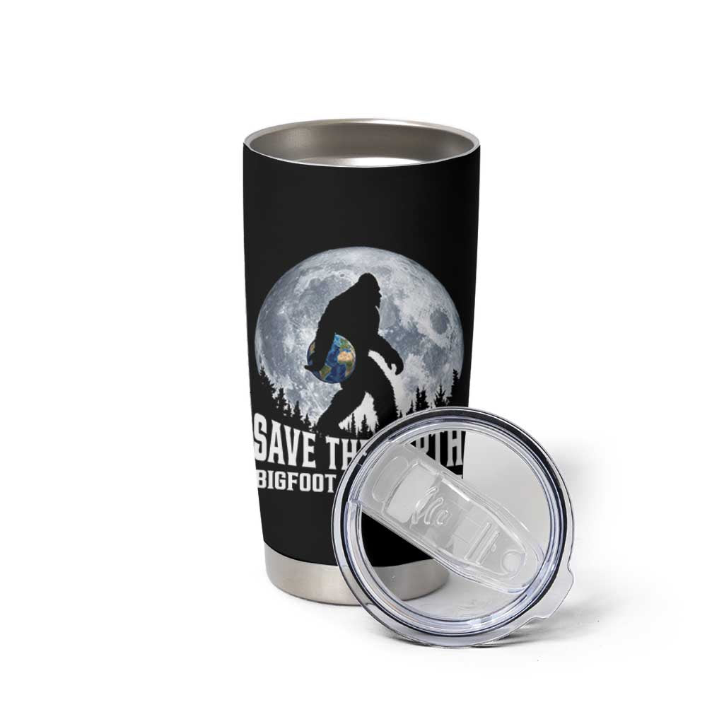 Save Our Planet Nature Lover Tumbler Cup Bigfoot Lives Here
