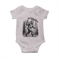 Please Save My Hideout Baby Onesie Bigfoot Forest Protector