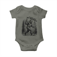 Please Save My Hideout Baby Onesie Bigfoot Forest Protector