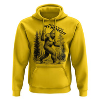 Please Save My Hideout Hoodie Bigfoot Forest Protector