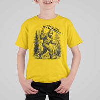 Please Save My Hideout T Shirt For Kid Bigfoot Forest Protector