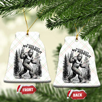 Please Save My Hideout Ceramic Ornament Bigfoot Forest Protector