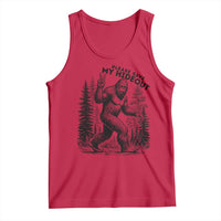 Please Save My Hideout Tank Top Bigfoot Forest Protector