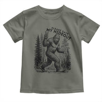 Please Save My Hideout Toddler T Shirt Bigfoot Forest Protector