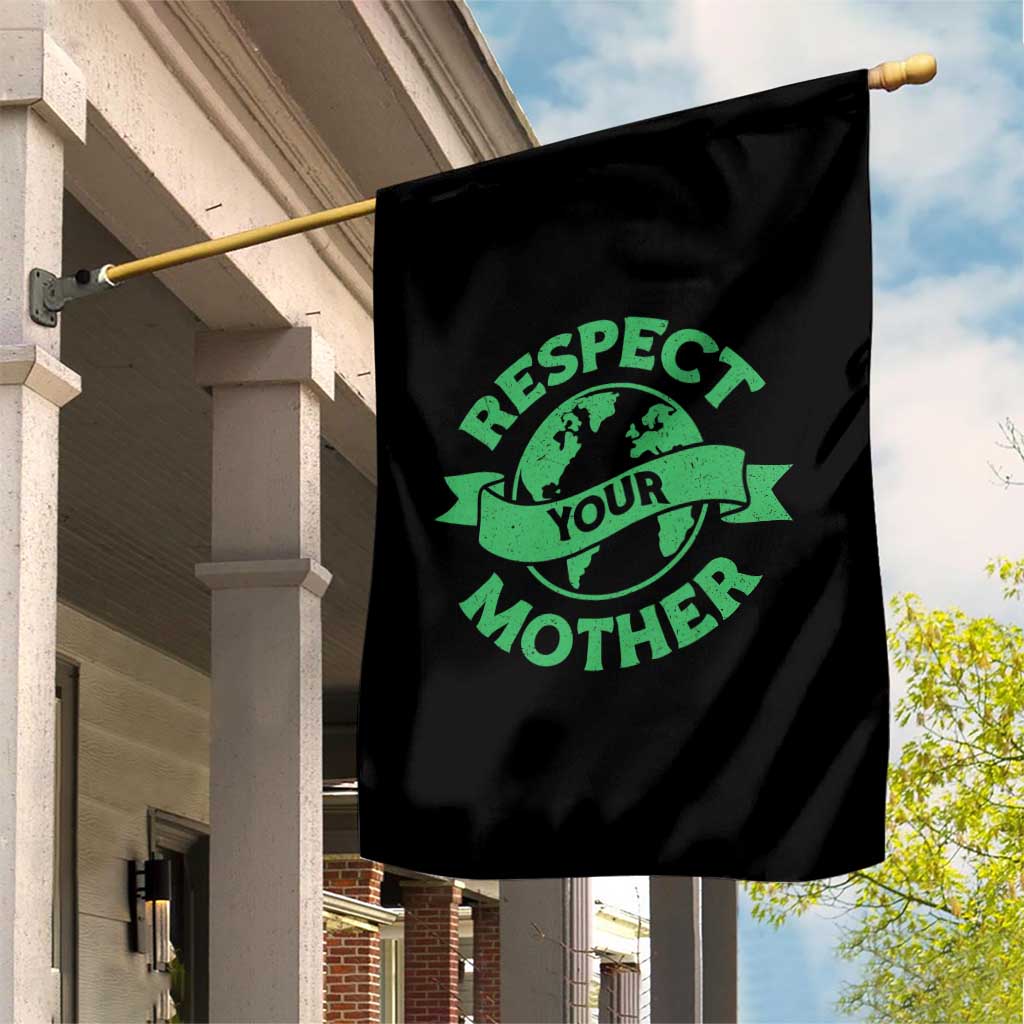 Respect Your Mother Garden Flag Earth Day Nature Lover Gift