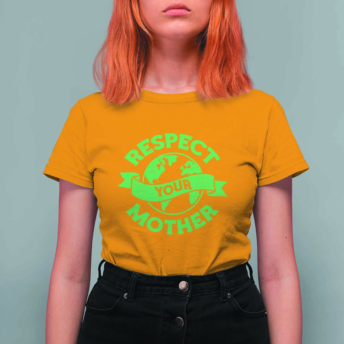 Respect Your Mother T Shirt For Women Earth Day Nature Lover Gift