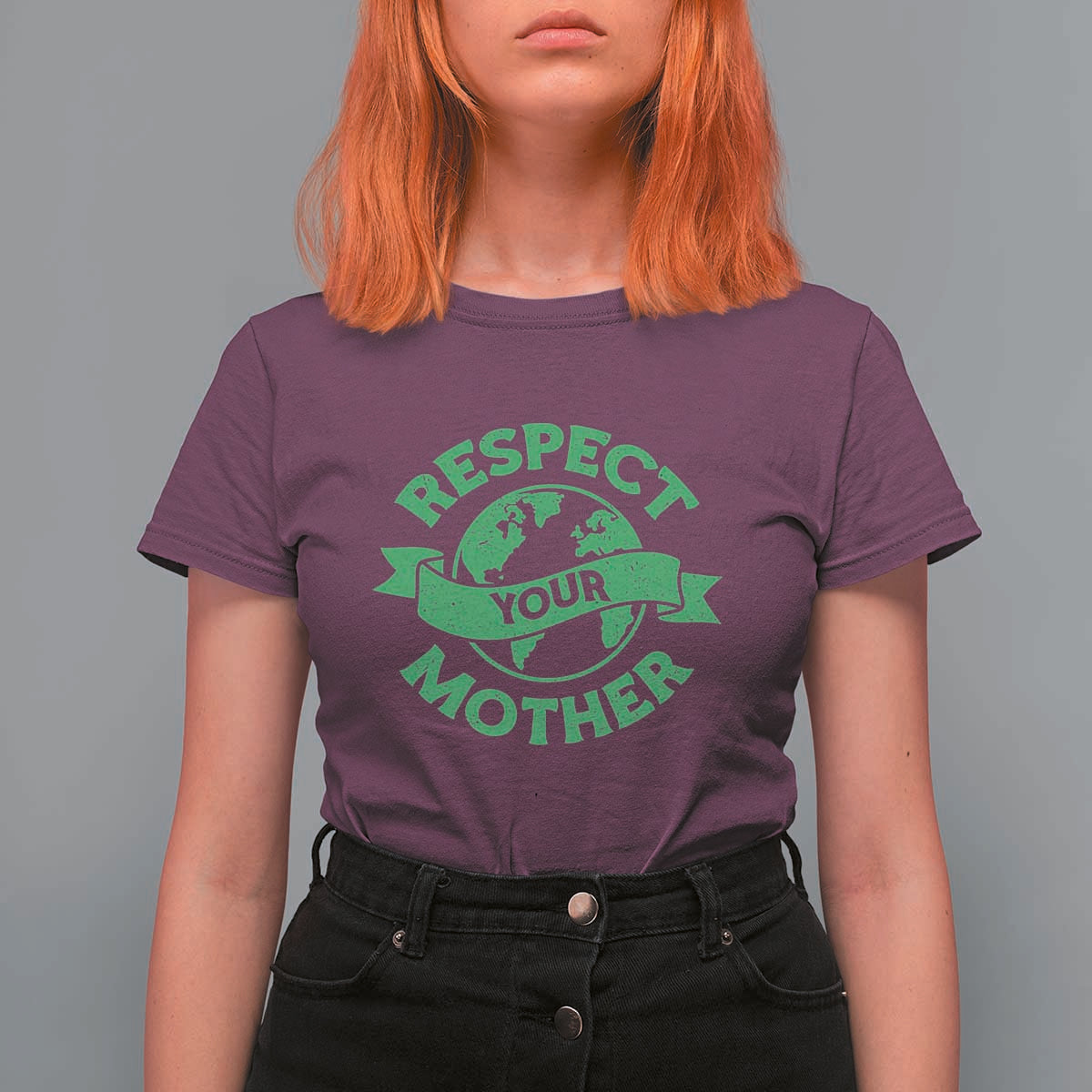 Respect Your Mother T Shirt For Women Earth Day Nature Lover Gift