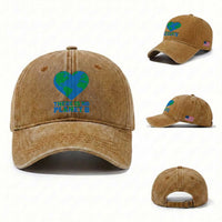 There Is No Planet B Washed Cotton Baseball Cap Earth Day Nature Lover Gift