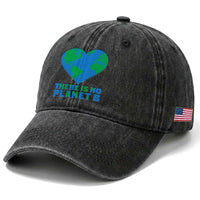 There Is No Planet B Washed Cotton Baseball Cap Earth Day Nature Lover Gift