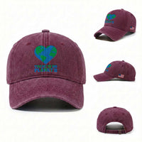There Is No Planet B Washed Cotton Baseball Cap Earth Day Nature Lover Gift